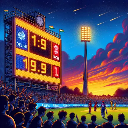 Delhi vs rcb live score